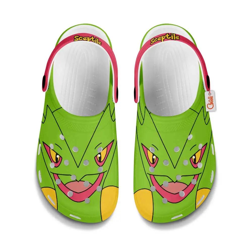 Sceptile Edition Custom Anime Clogs Funny Style