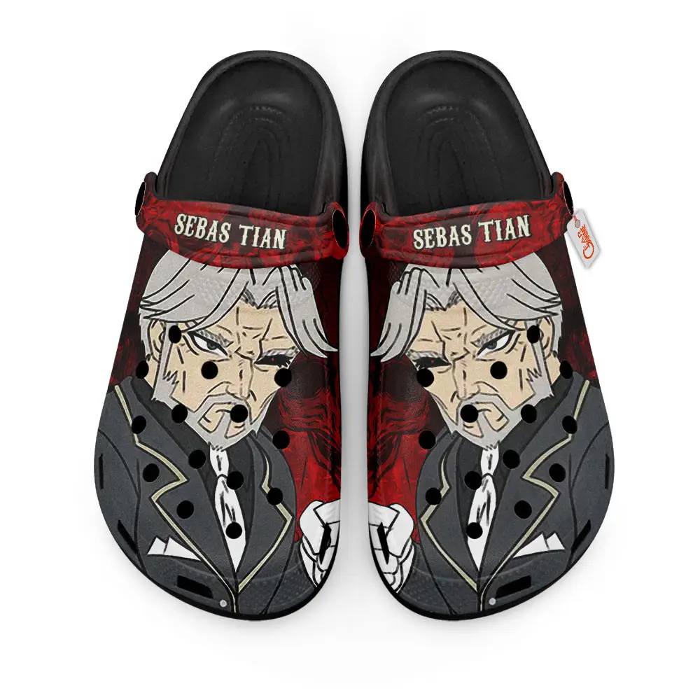 Sebas Tian Personalized Anime Clogs