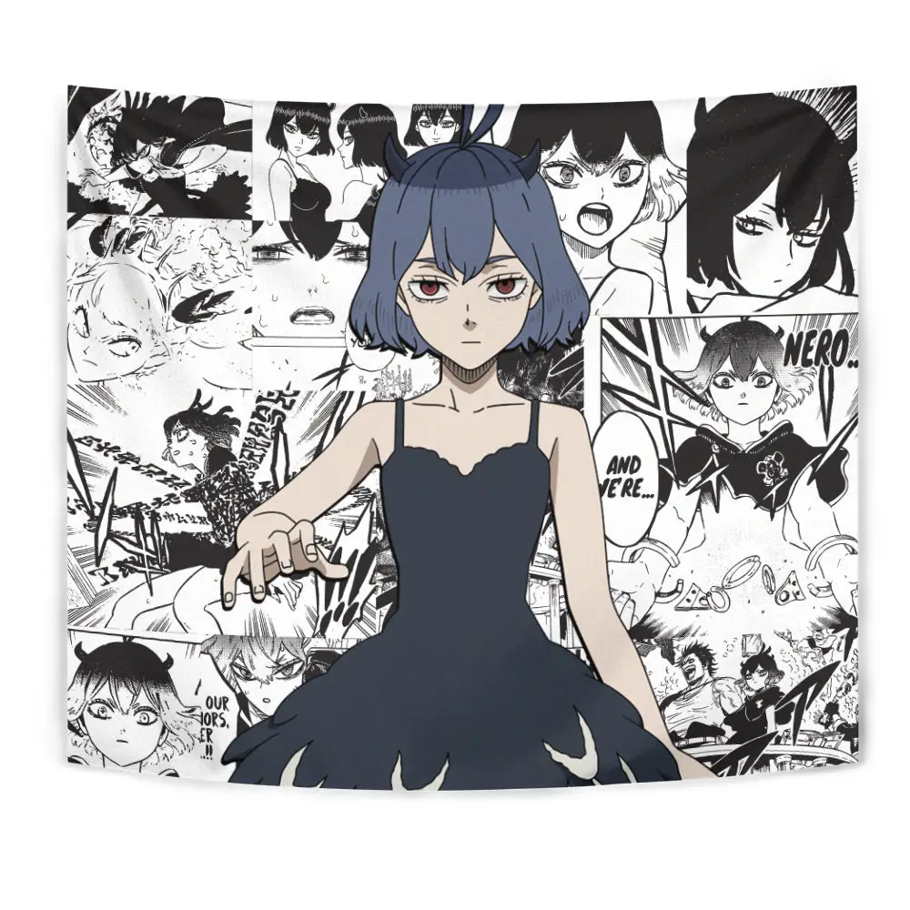 Secre Swallowtail Tapestry Custom Black Clover Anime Manga Room Wall Decor