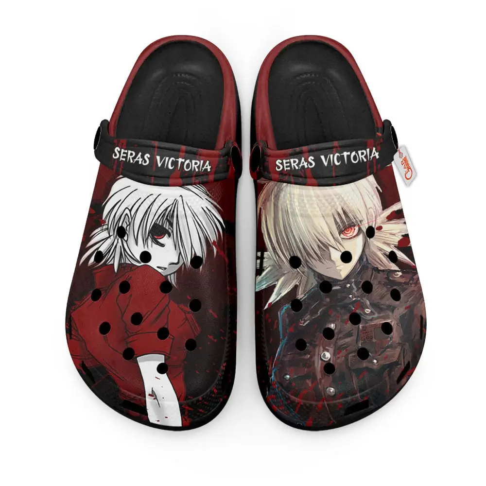Seras Victoria Horror Halloween Edition Custom Anime Clogs