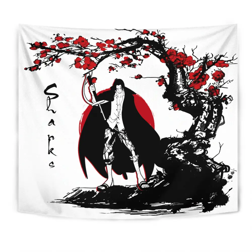 Shanks Tapestry Custom Anime Bedroom Living Room Home Decoration