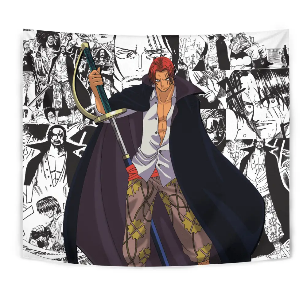 Shanks Tapestry Custom Anime Manga Room Wall Decor