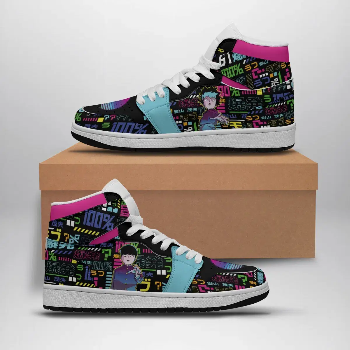 Shigeo Kageyama Mob Psycho 100 Air Jordan 1 Shoes