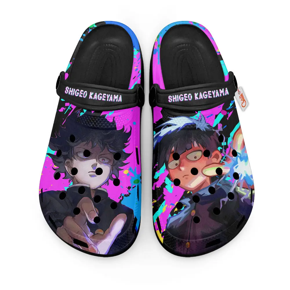 Shigeo Kageyama Personalized Anime Clogs