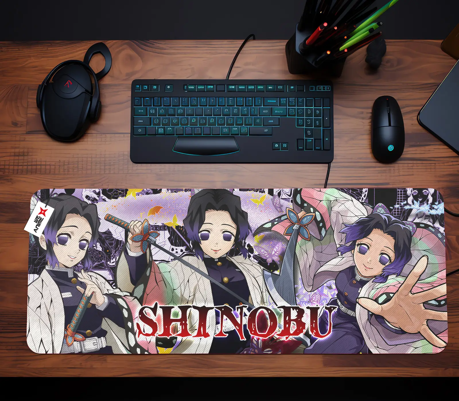 Shinobu Kocho Mouse Mat Personalized Name