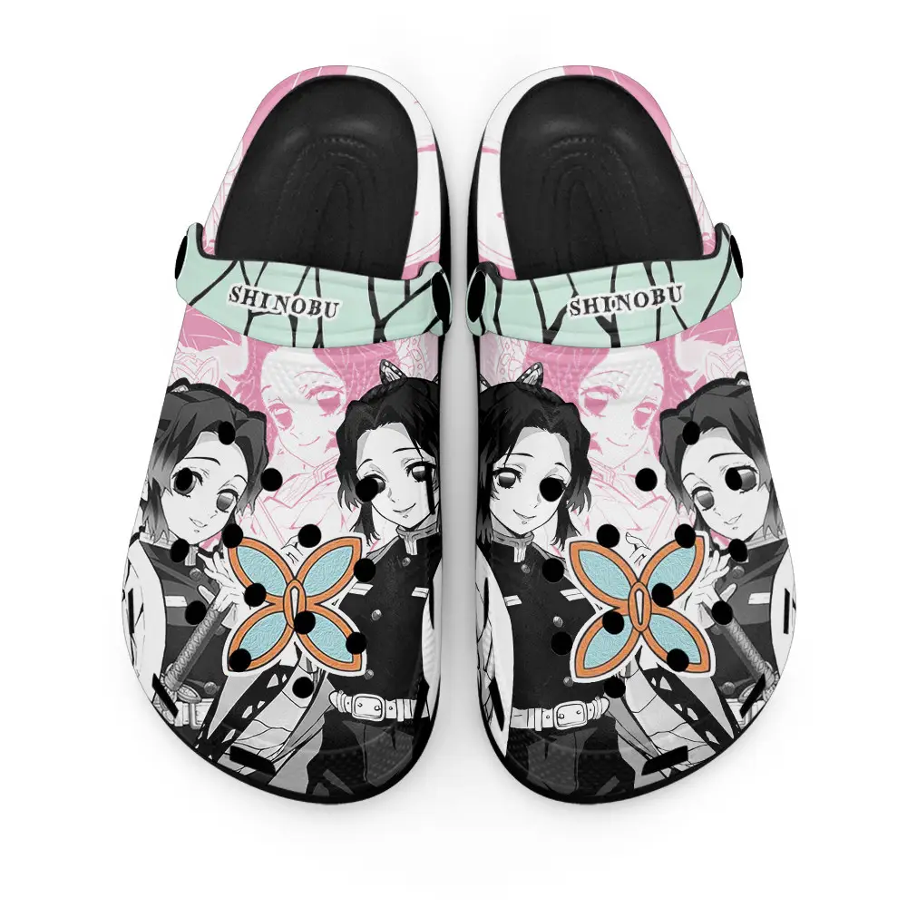 Shinobu Kocho Premium Clogs Manga Personalized Name