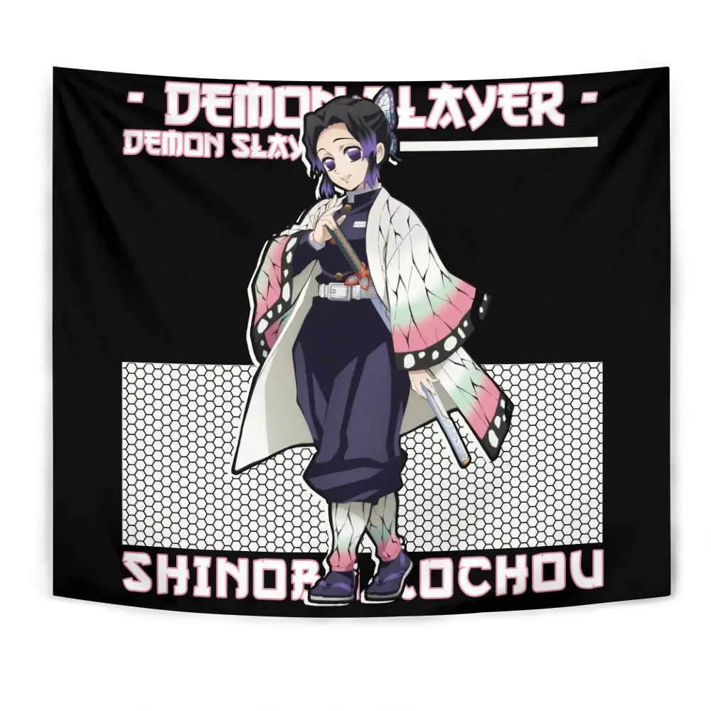 Shinobu Kochou Tapestry Custom Anime Wall Decor