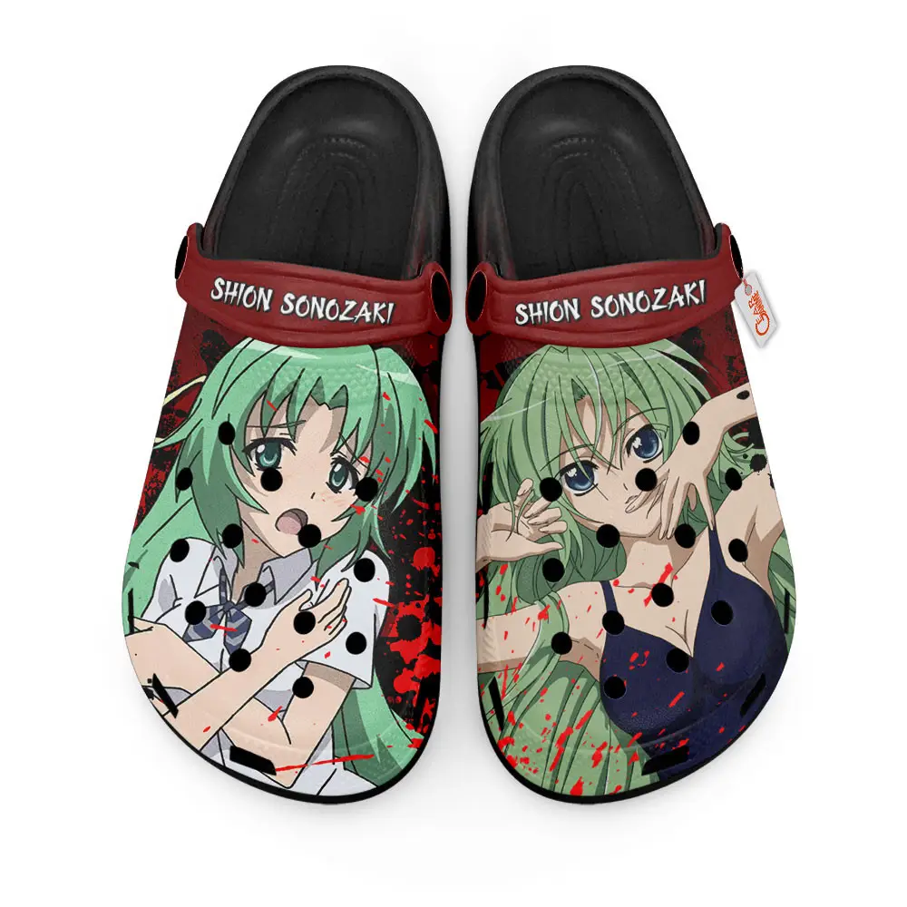 Shion Sonozaki Horror Halloween Edition Custom Anime Clogs