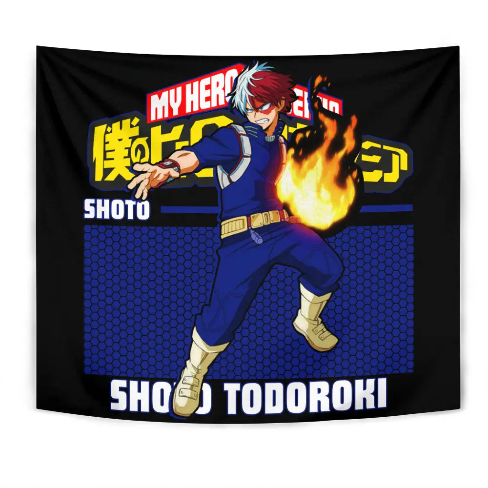 Shoto Todoroki Tapestry Custom Anime Home Decor