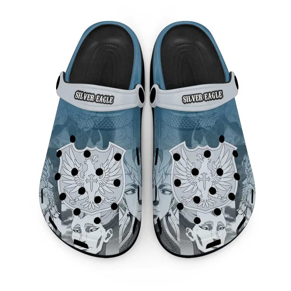 Silver Eagle Personalized Anime Clogs