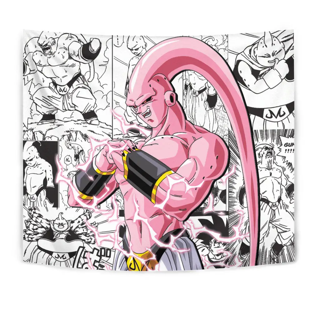 Skinny Majin Buu Tapestry Custom Anime Manga Wall Decor