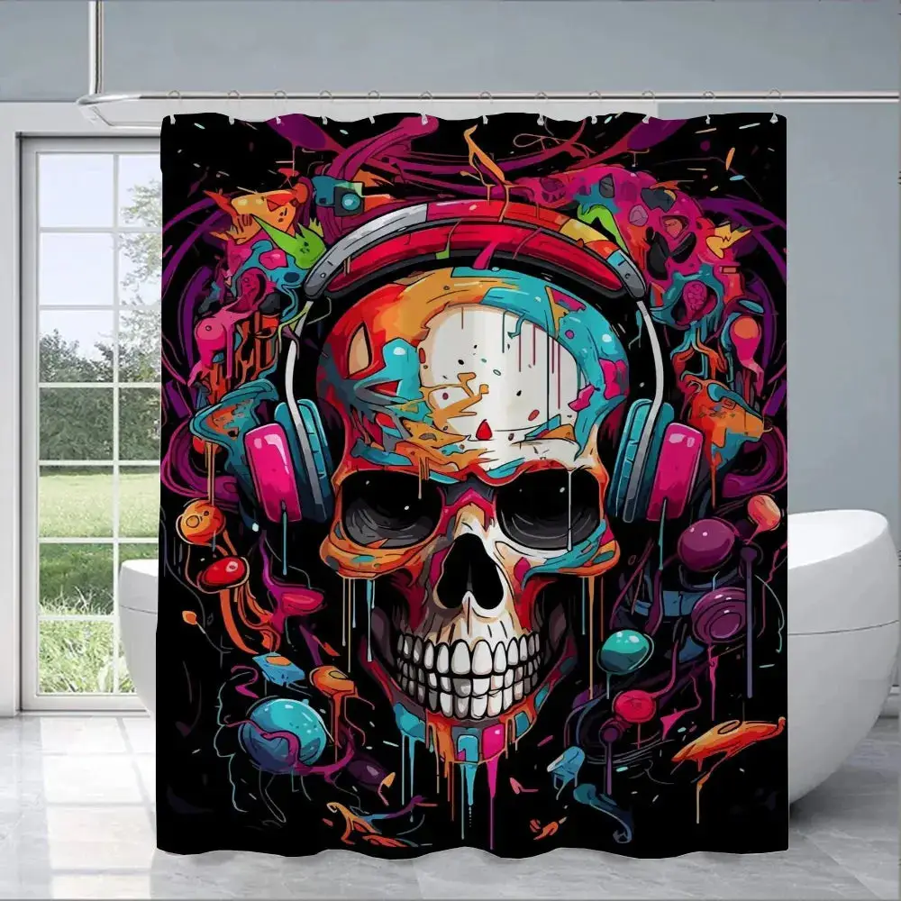 Skull Shower Curtain