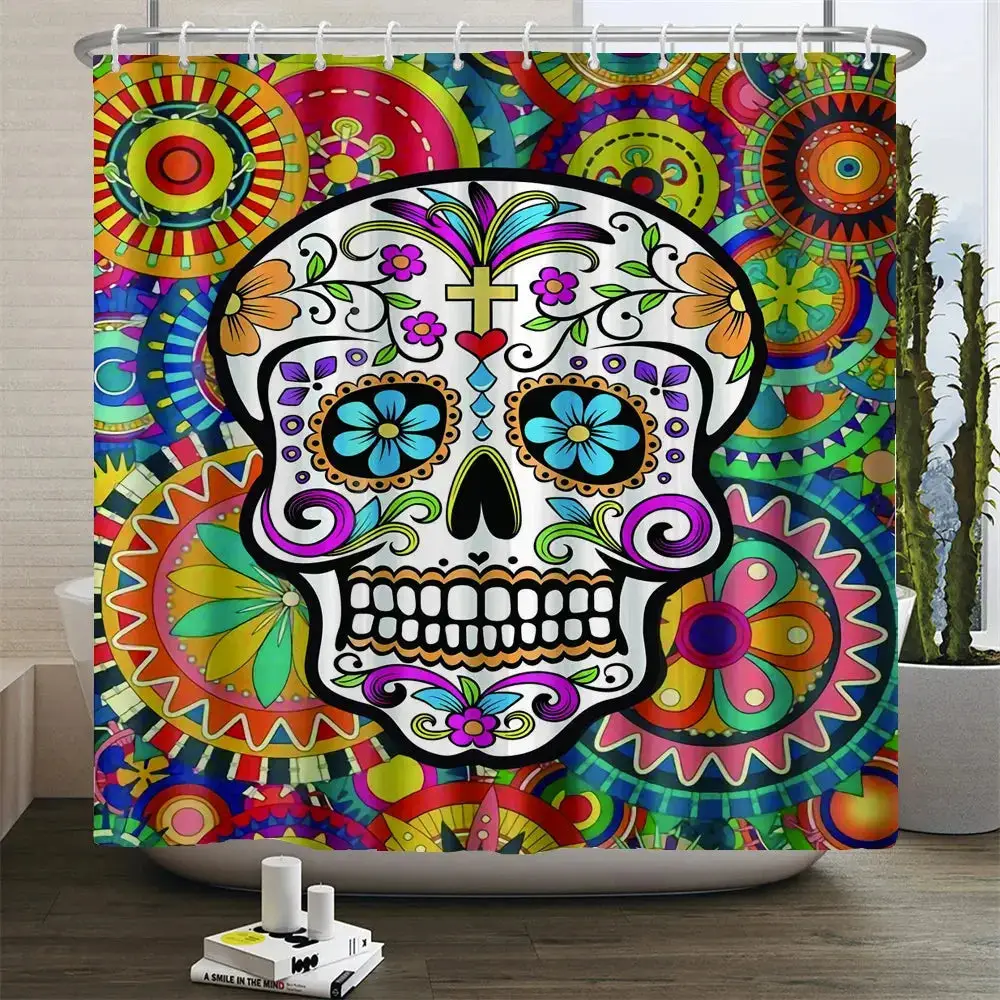 Skull Shower Curtain