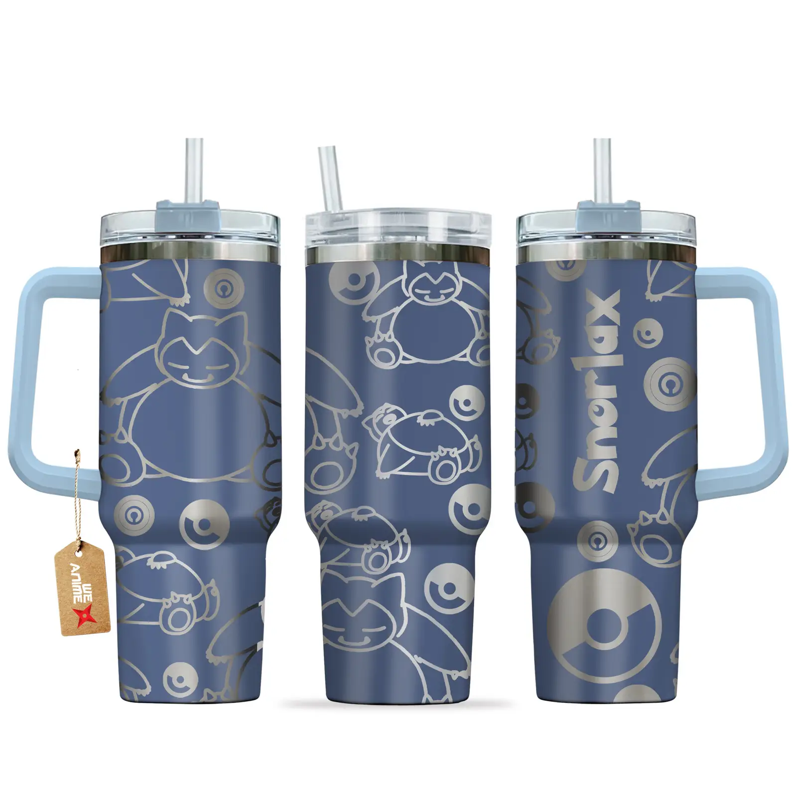 Snorlax Anime Tumbler 40oz Collection