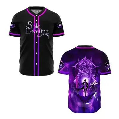 Solo Leveling Special Baseball Jersey, Anime cool - Benietee Shop