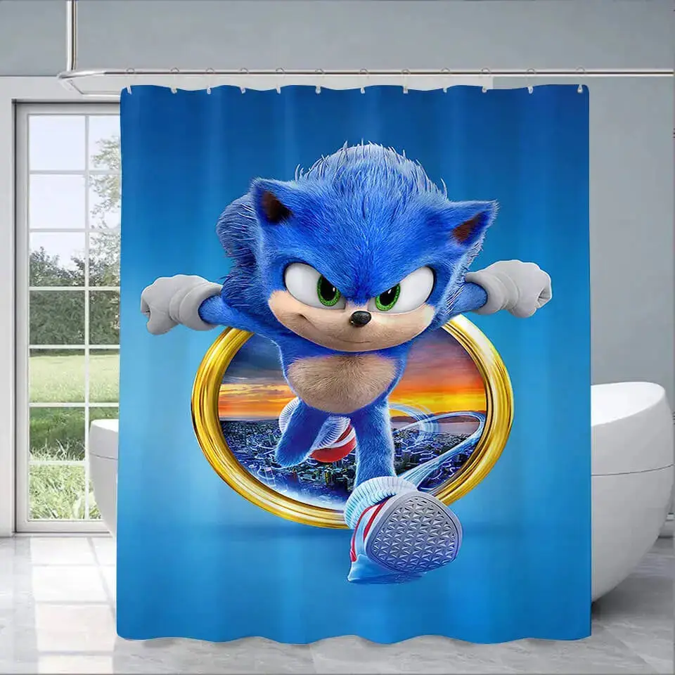 Sonic the Hedgehog Shower Curtain