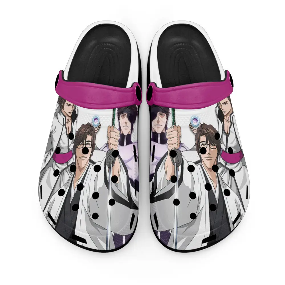 Sosuke Aizen Edition Custom Anime Clogs