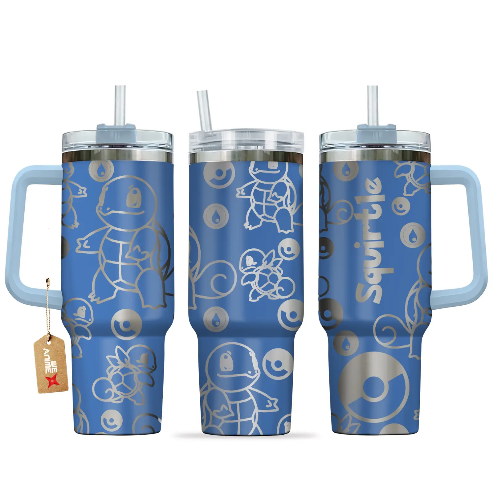 Squirtle Anime Tumbler 40oz Collection