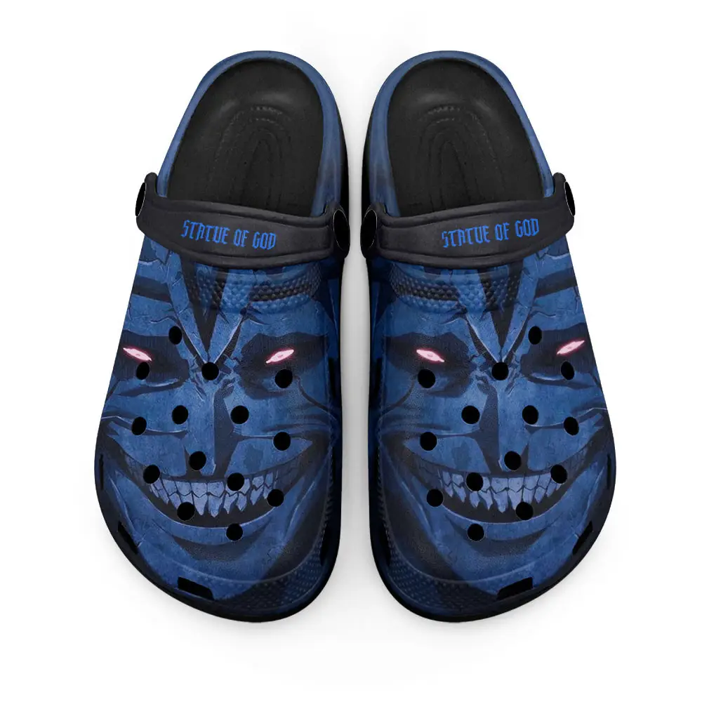 Statue of God Edition Custom Anime Clogs