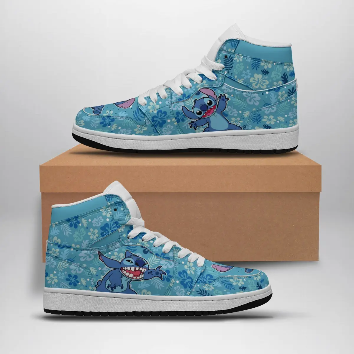 Stitch Disney Air Jordan 1 Shoes