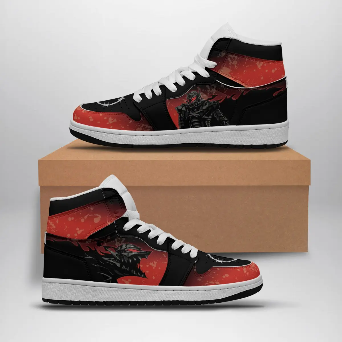 Struggler Berserk Air Jordan 1 Shoes