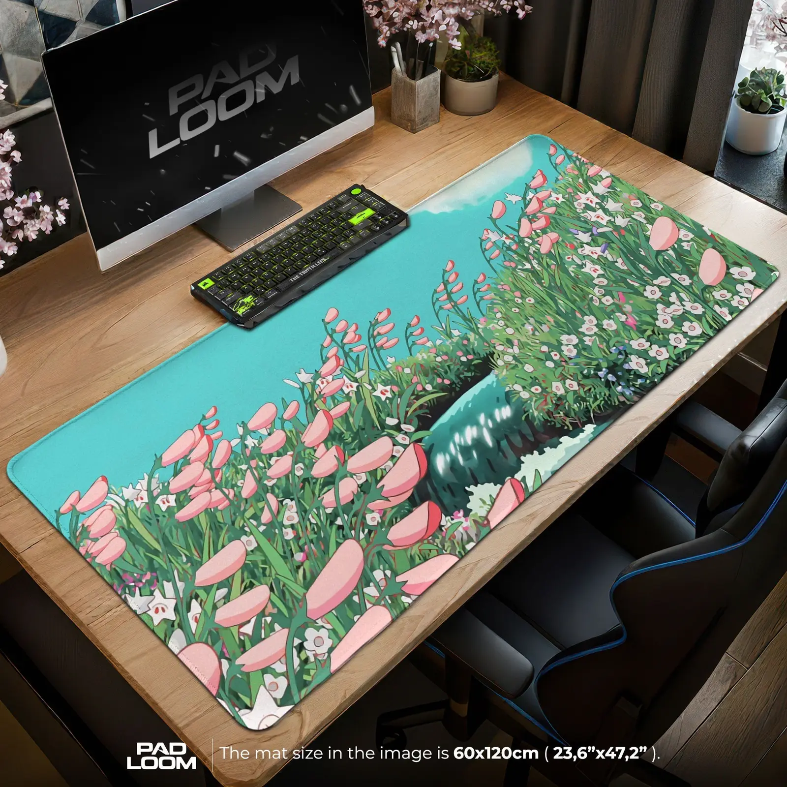 Studio Ghibli Meadow Mouse Pad - Aesthetic Anime Desk Mat