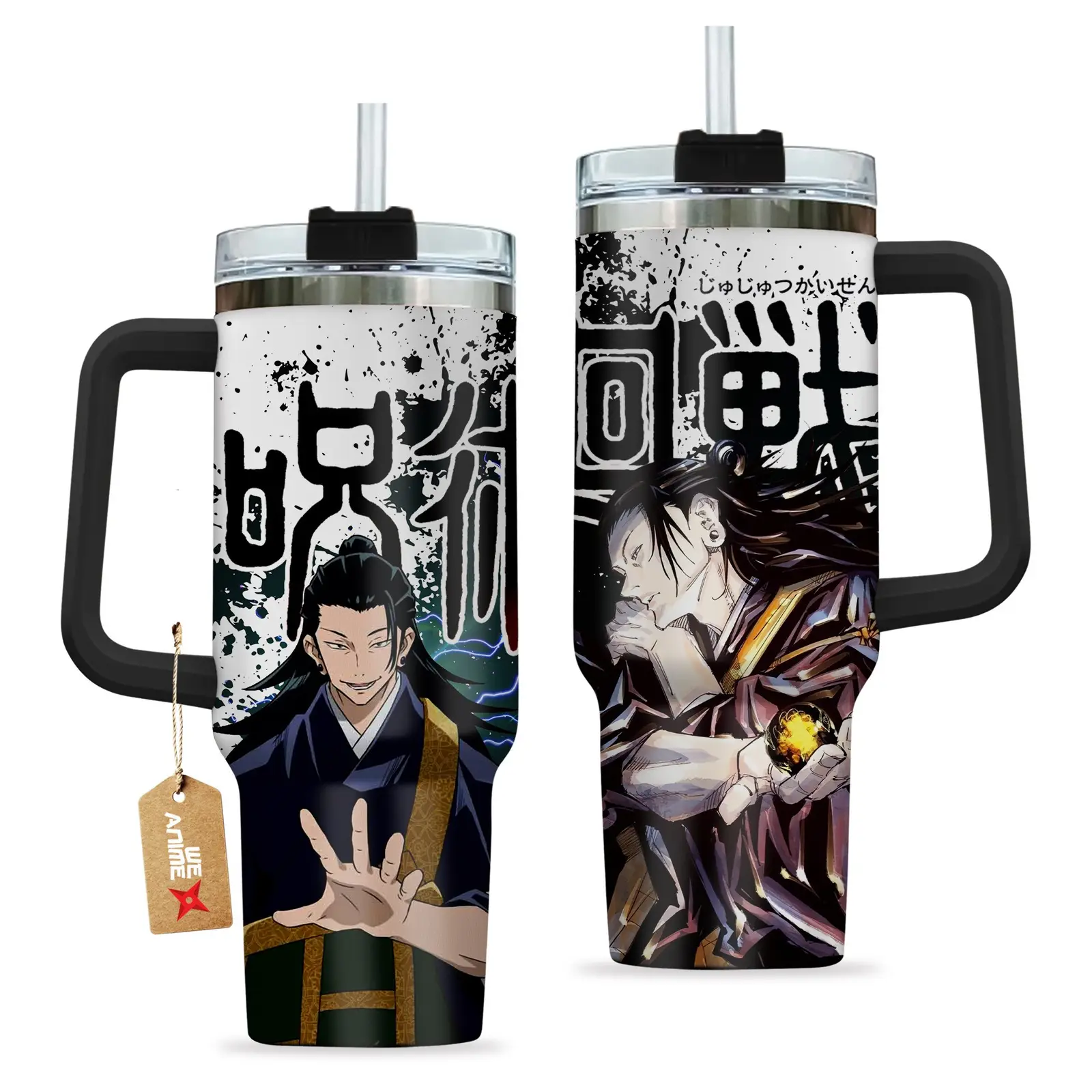 Suguru Geto Jujutsu Kaisen Anime Custom  Quencher   40oz Stainless Steel Tumbler With Handle HG