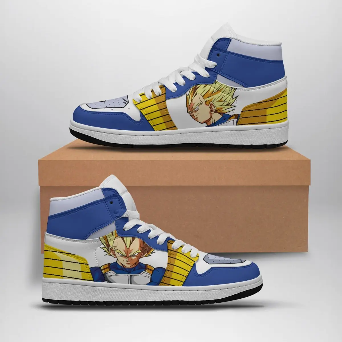 Super Saiyan Vegeta Dragon Ball Z Air Jordan 1 Shoes