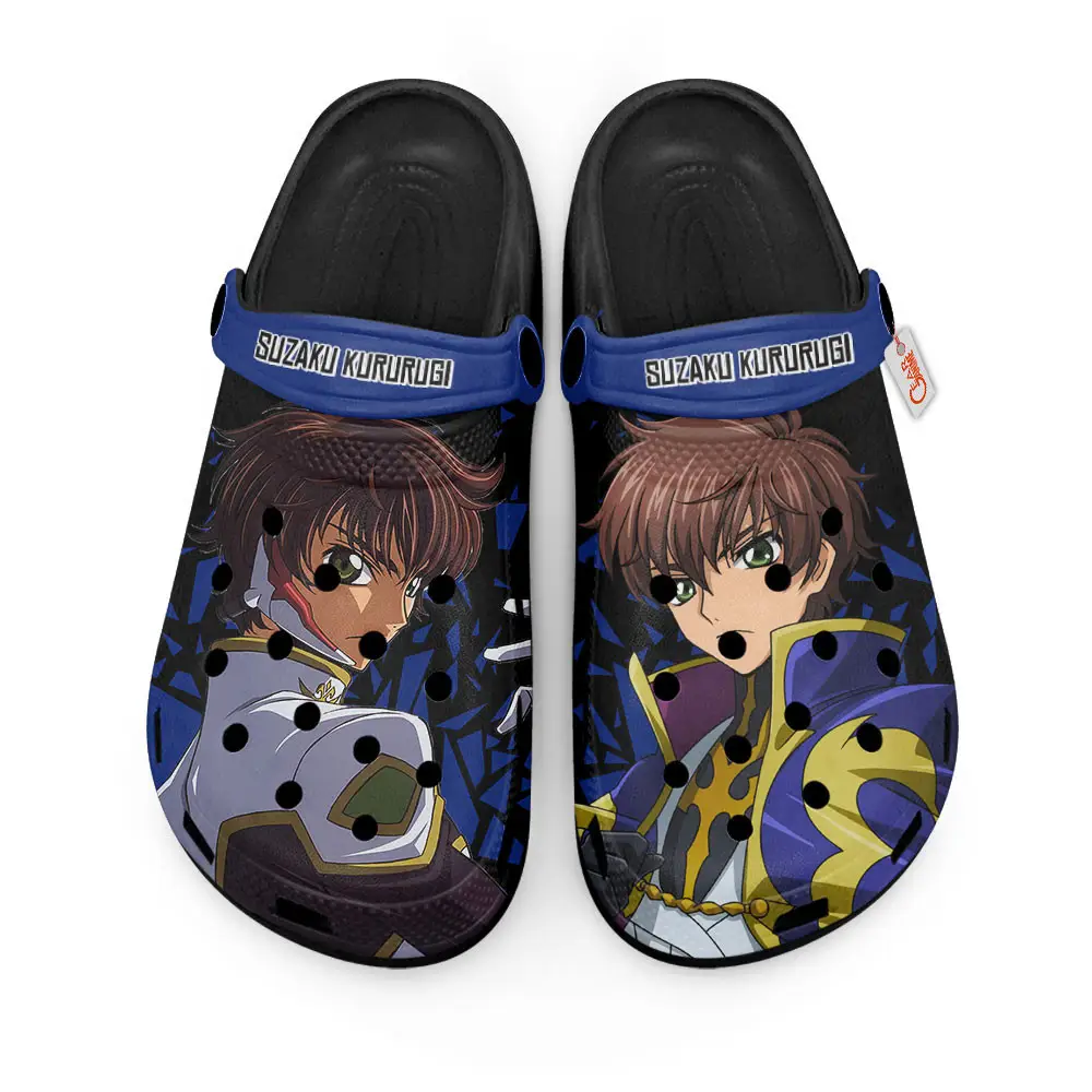 Suzaku Kururugi Edition Custom Anime Clogs