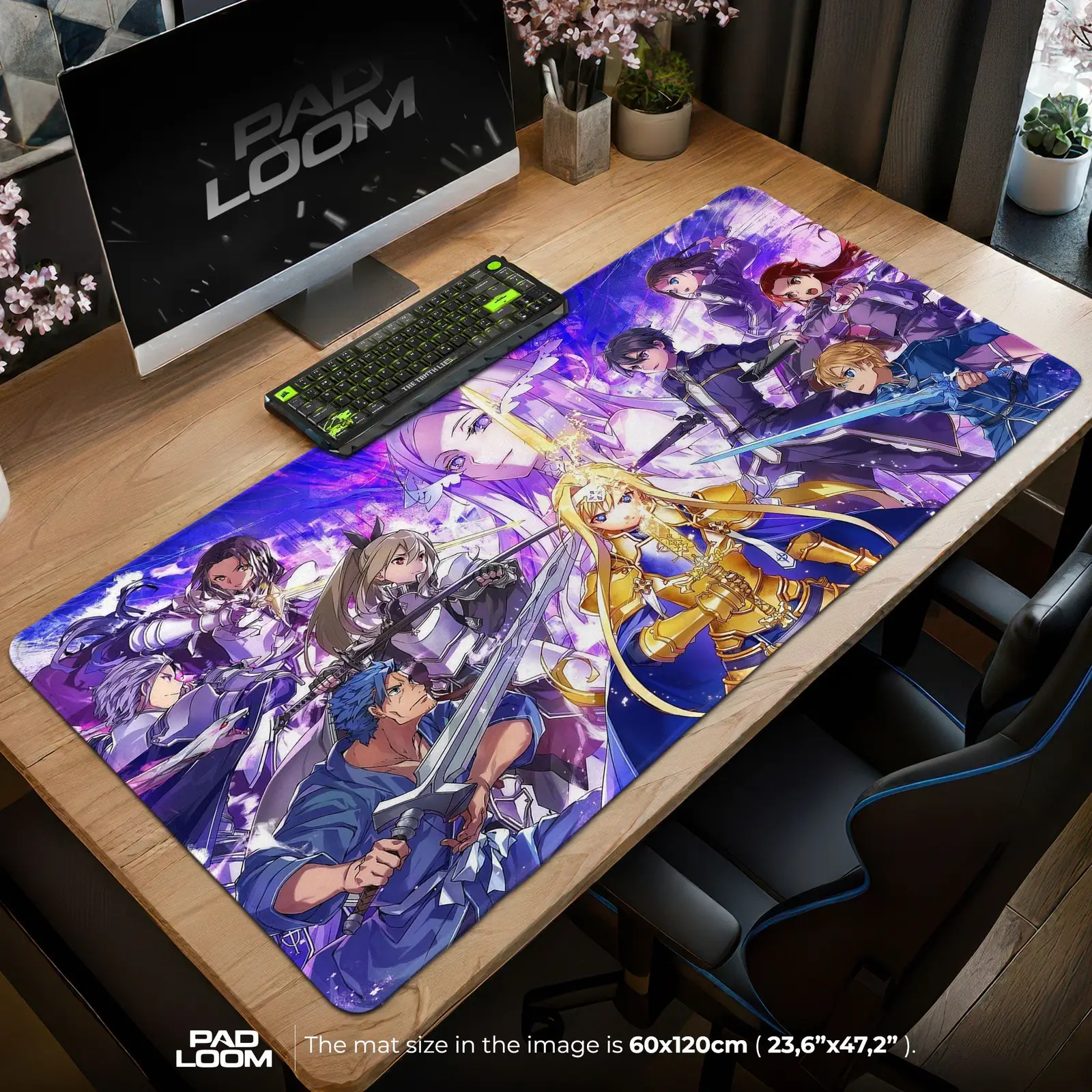 Sword Art Online Mouse Pad - Alicization Heroes Anime Desk Mat
