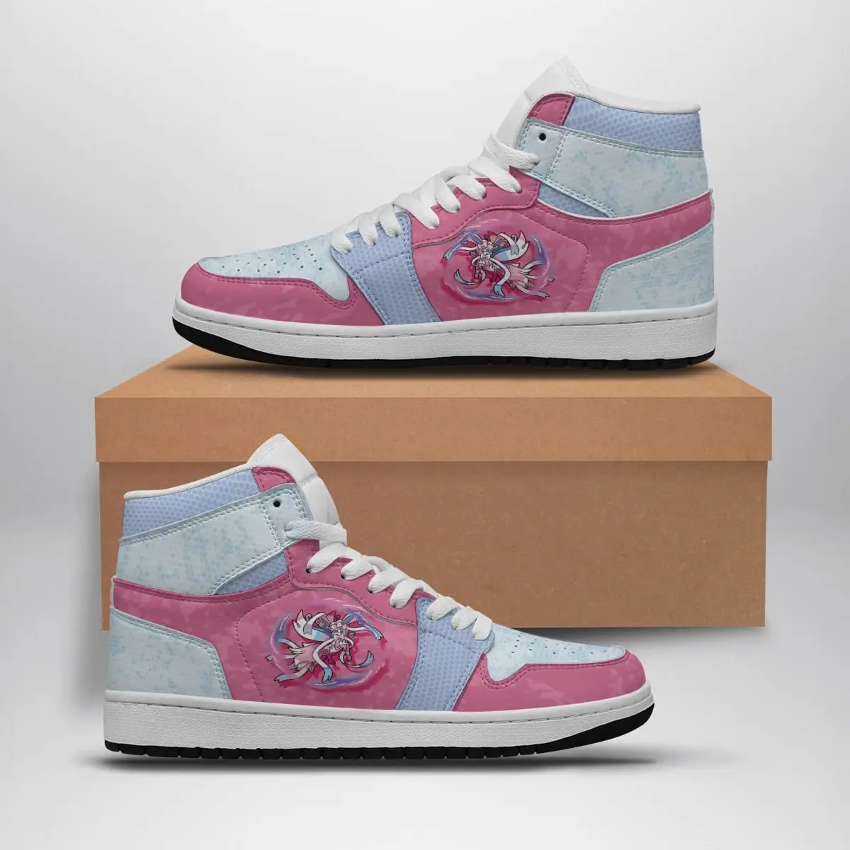 Sylveon Attack Pokemon Air Jordan 1 Shoes