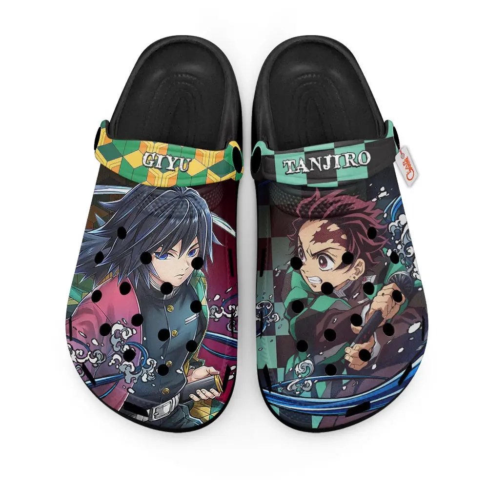 Tanjiro and Giyu Edition Custom Anime Clogs