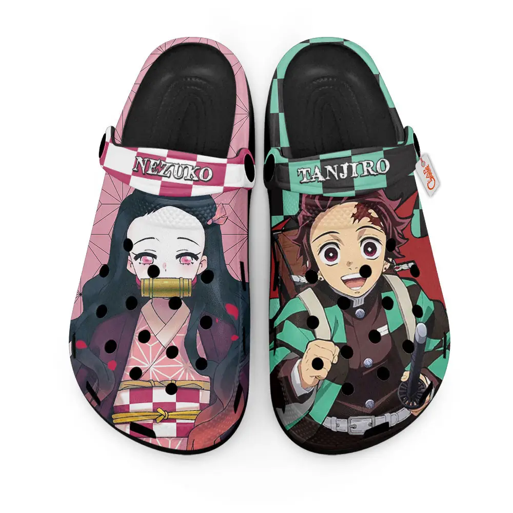 Tanjiro and Nezuko Edition Custom Anime Clogs