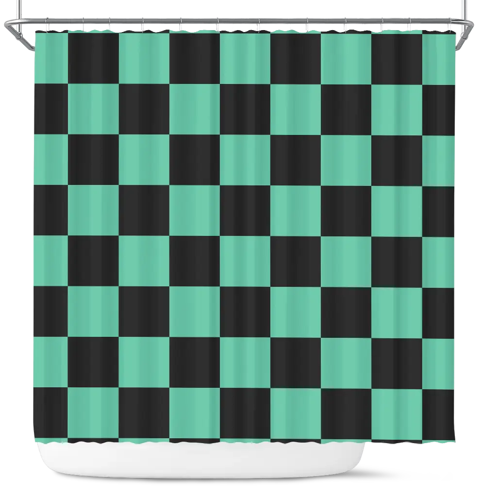 Tanjiro Kamado Classic Demon Slayer Kimetsu No Yaiba Anime Shower Curtain