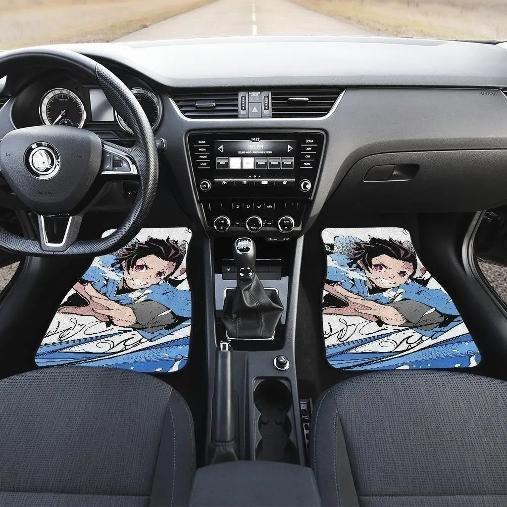 Tanjiro Kamado Demon Slayer Anime Car Floor Mats NH09