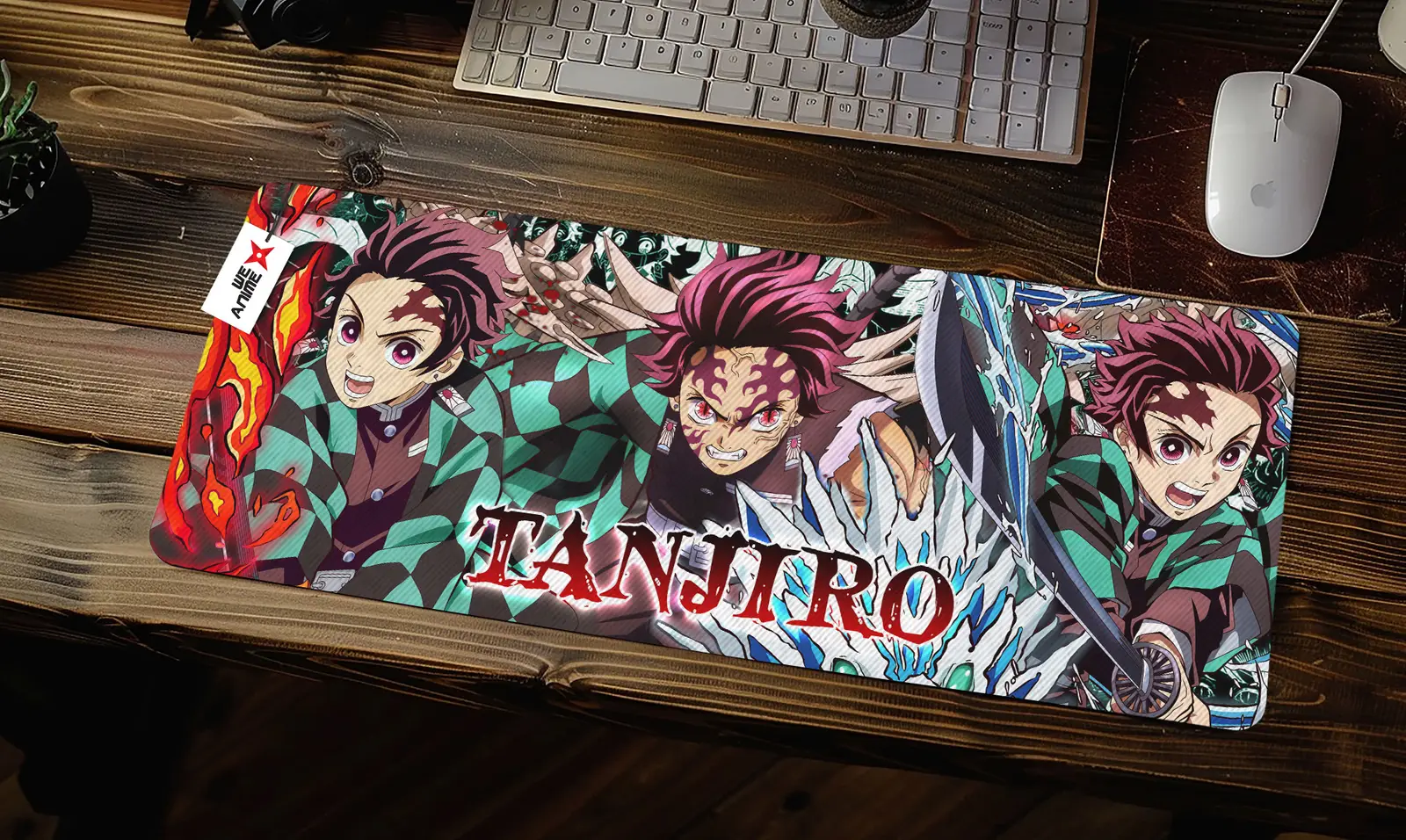 Tanjiro Kamado Mouse Mat Personalized Name