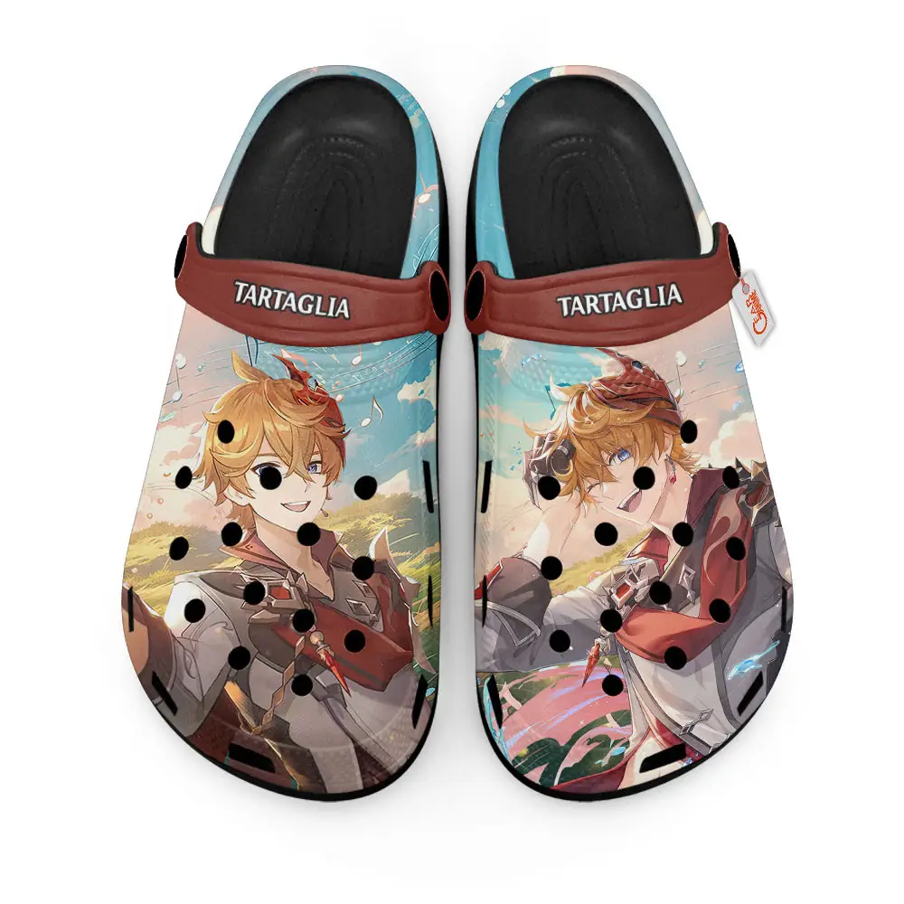 Tartaglia Genshin Impact Edition Premium Clogs Personalized Name