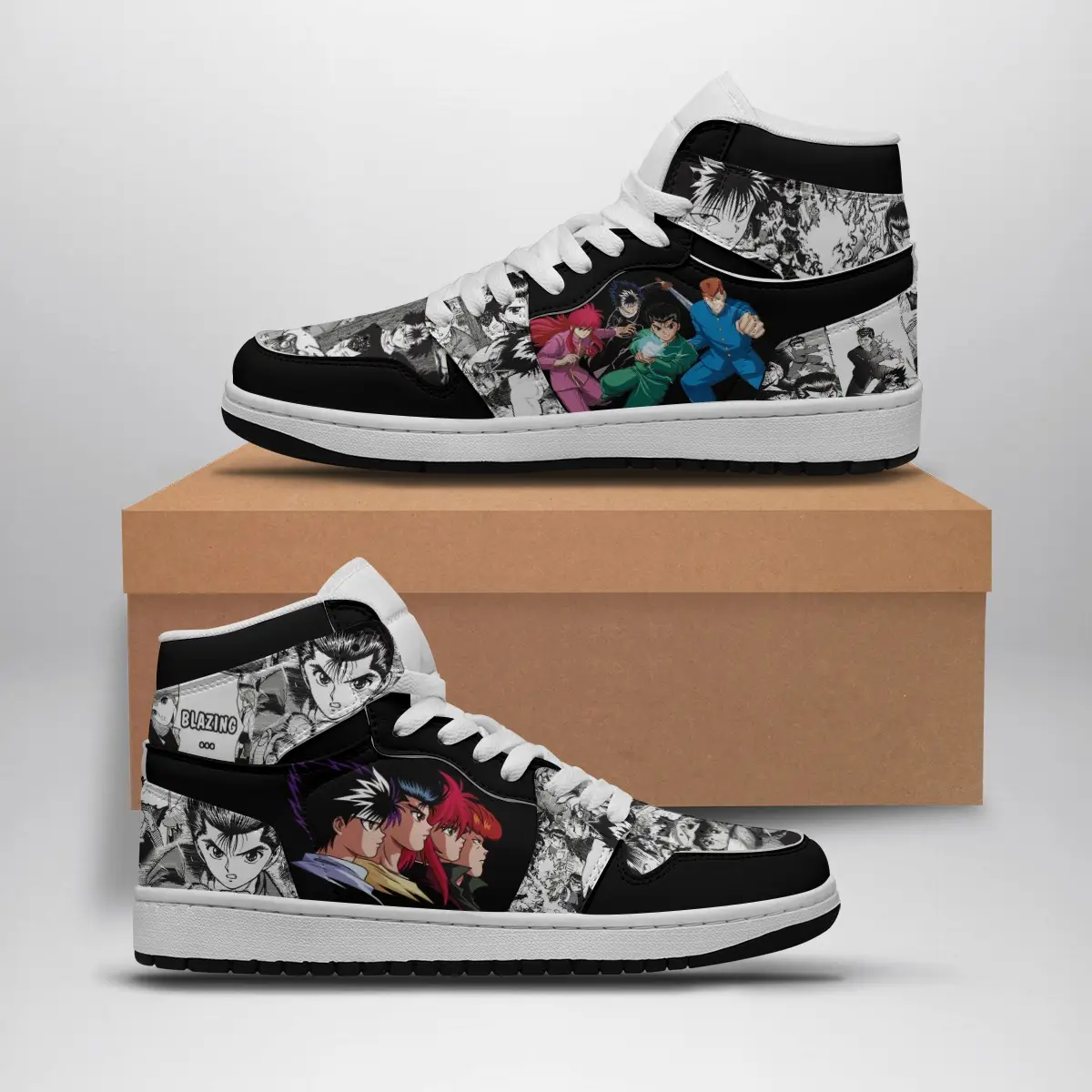Team Urameshi YuYu Hakusho Air Jordan 1 Shoes