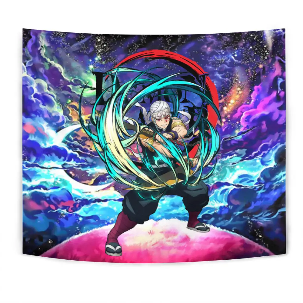 Tengen Uzui Tapestry Custom Galaxy Anime Wall Decor