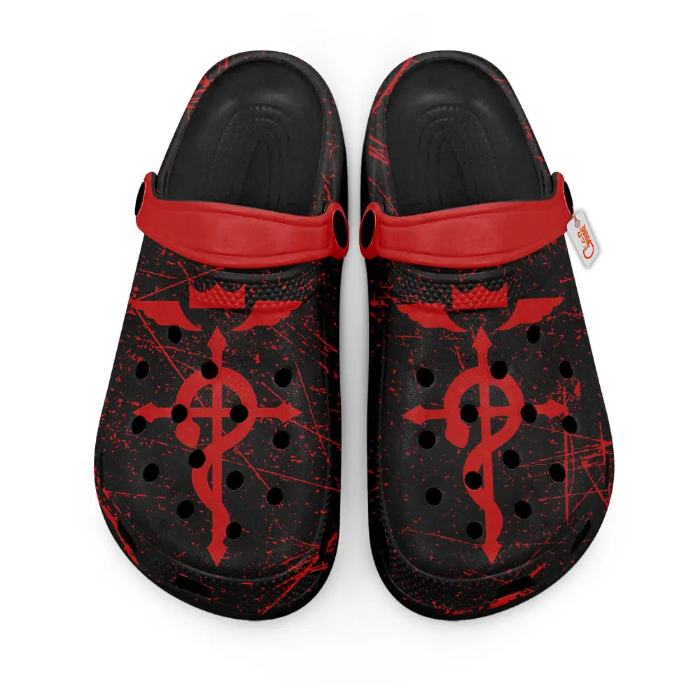 The Flamel Symbol Personalized Anime Clogs
