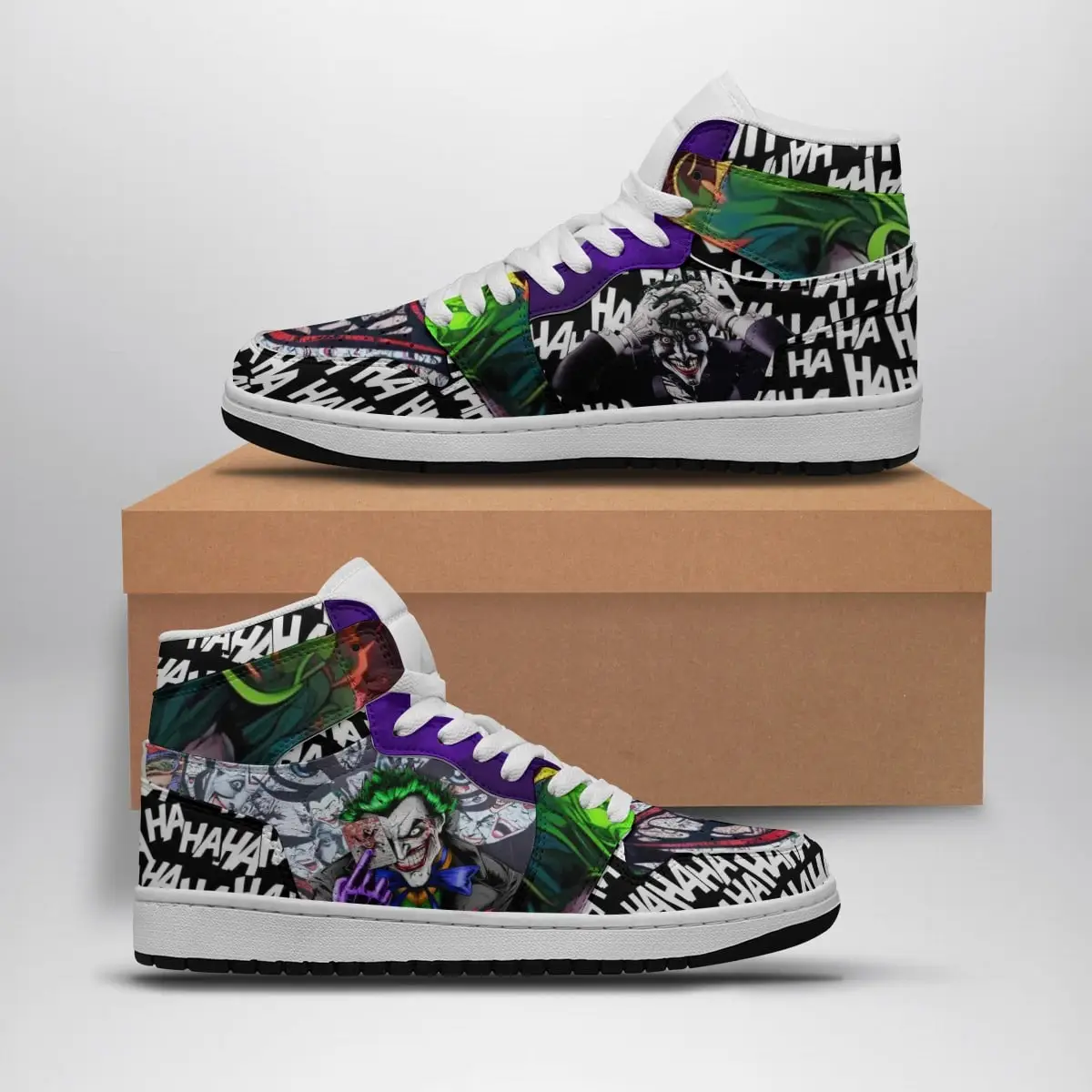 The Joker DC Comics Air Jordan 1 Shoes