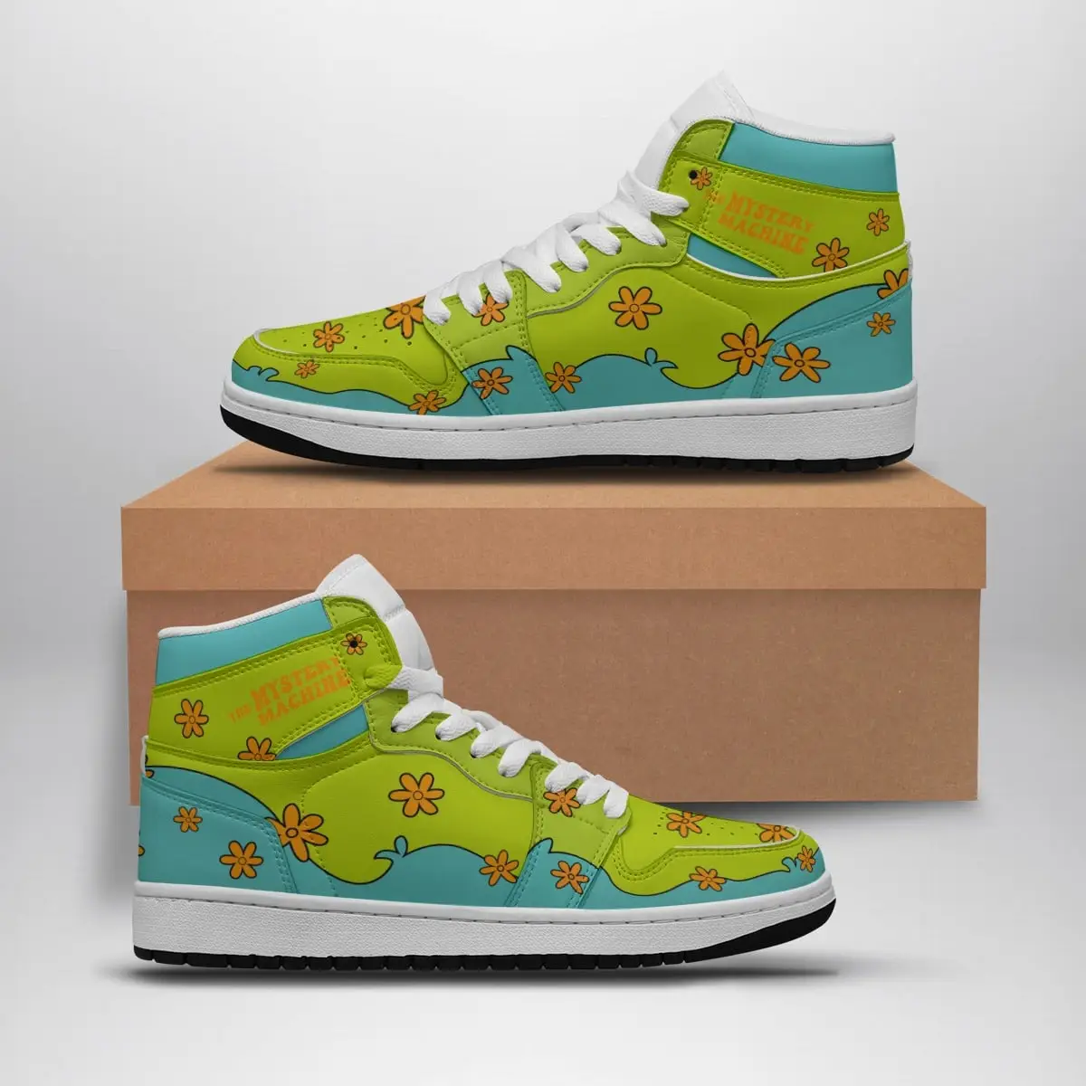 The Mystery Machine Scooby-Doo Air Jordan 1 Shoes