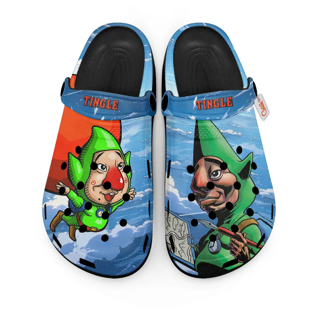 Tingle Premium Clogs Legend of Zelda Personalized