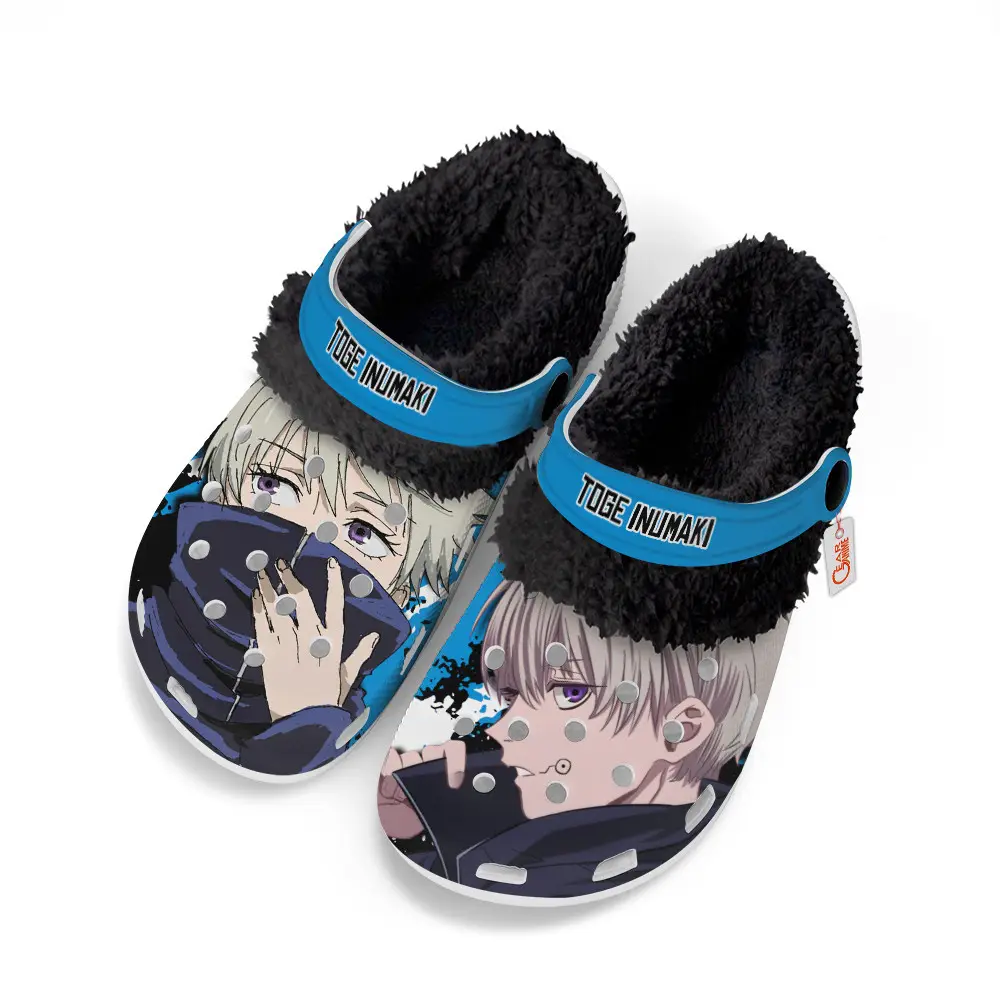 Toge Inumaki Edition Fleece-Lined Clogs Personalized Name