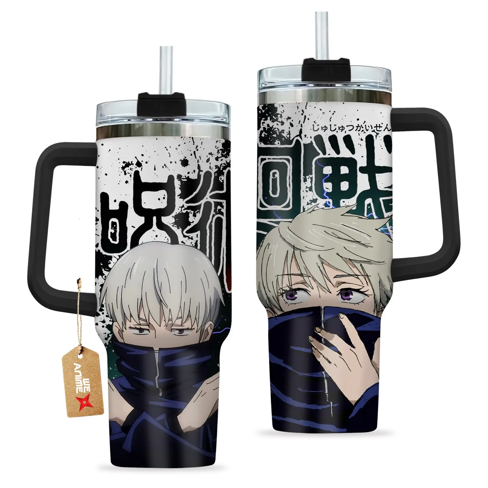 Toge Inumaki Jujutsu Kaisen Anime Custom  Quencher   40oz Stainless Steel Tumbler With Handle HG
