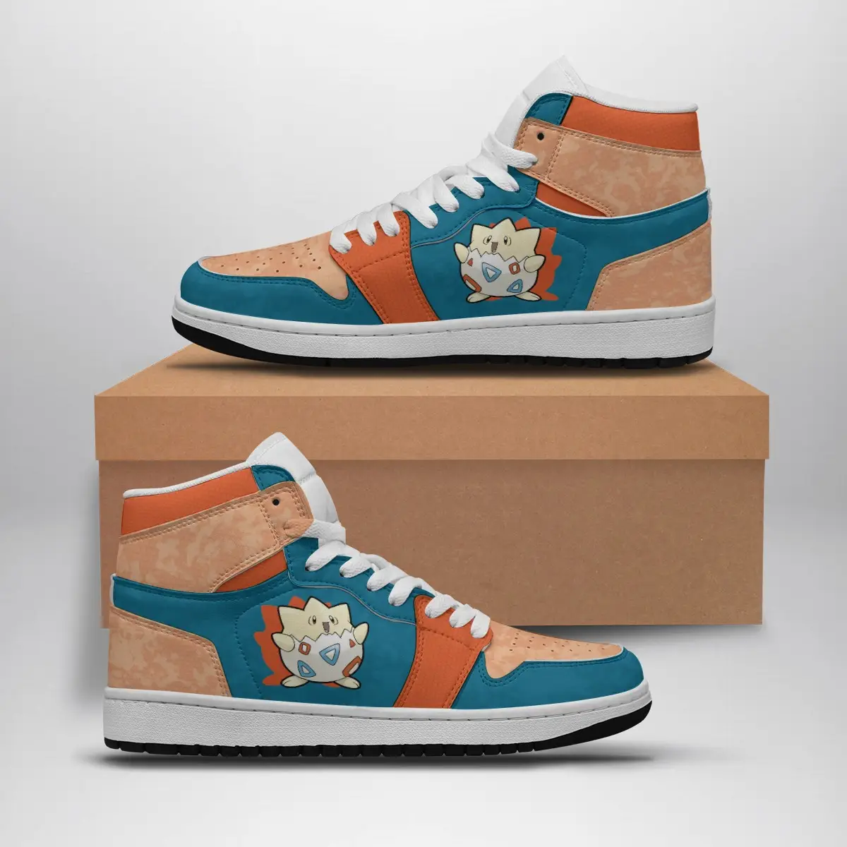 Togepi Attack Pokemon Air Jordan 1 Shoes