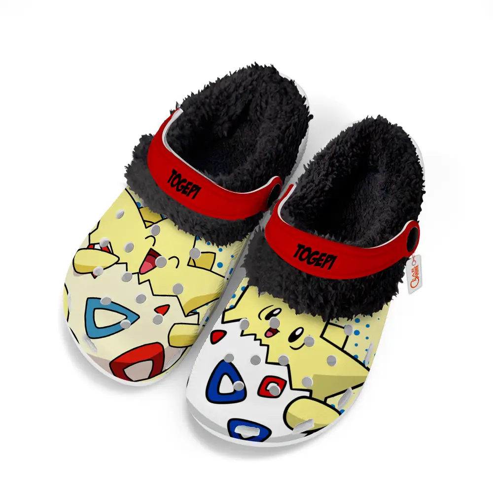 Togepi Edition Fleece-Lined Clogs Personalized Name