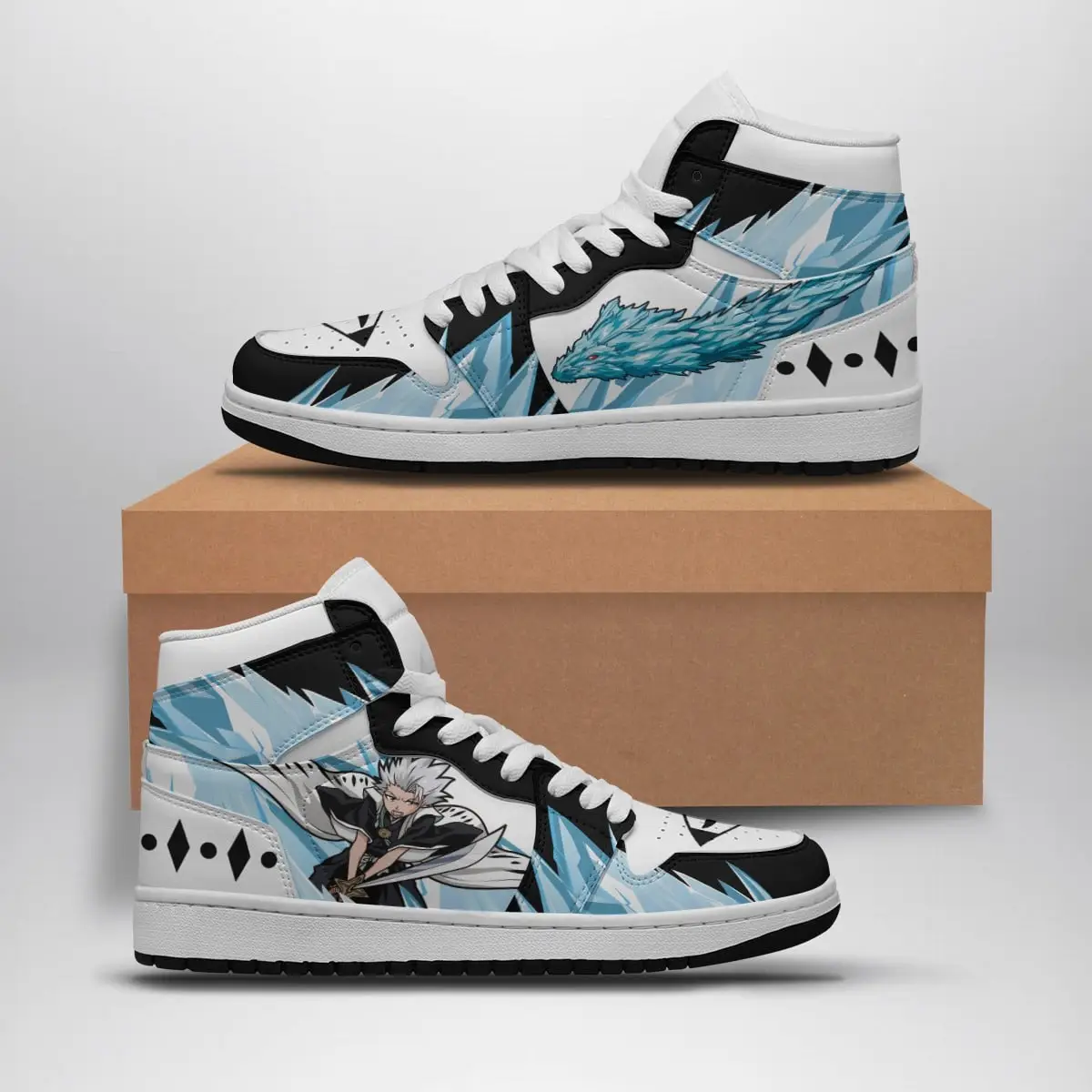 Toshiro Dragon Bleach Air Jordan 1 Shoes