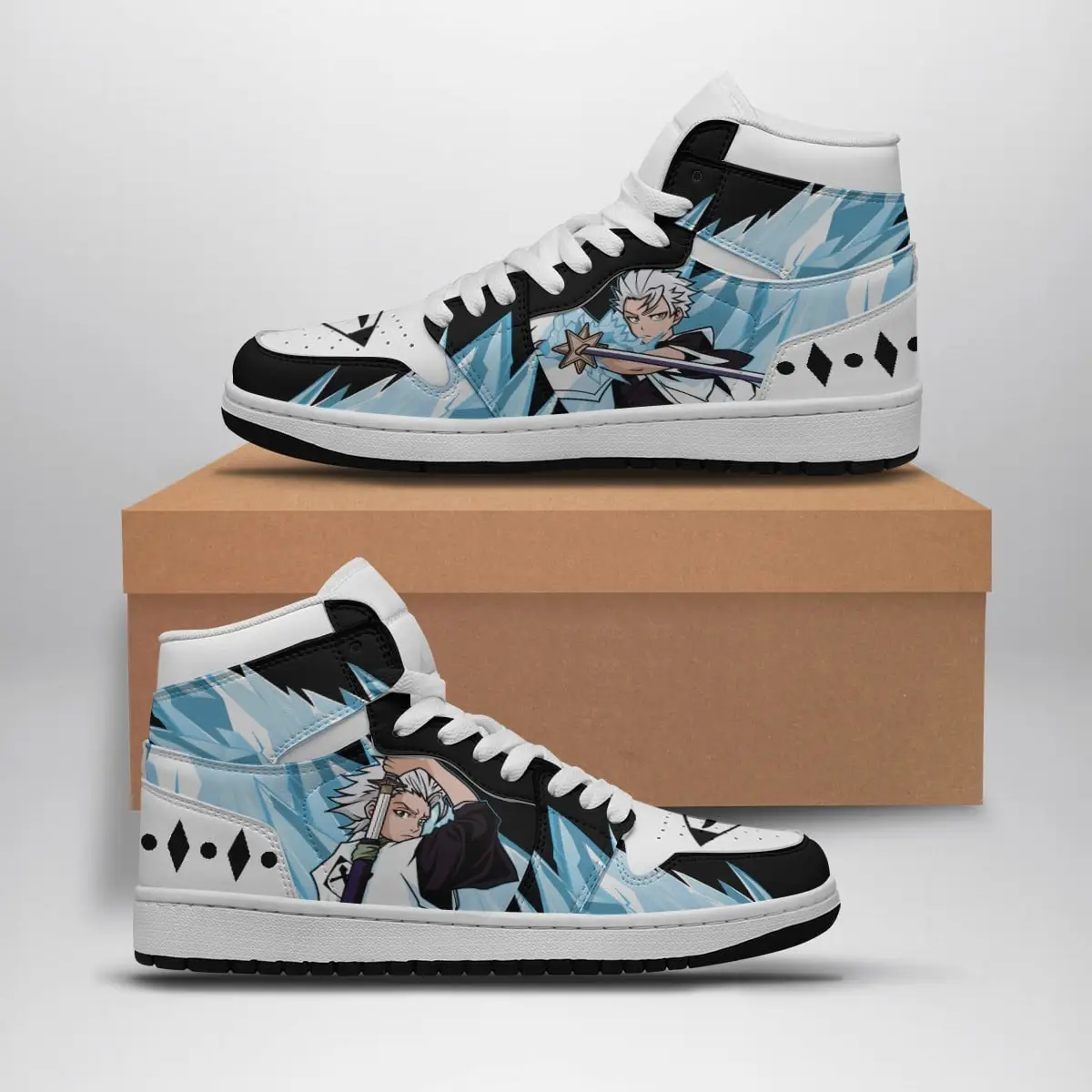 Toshiro Hitsugaya Bleach Air Jordan 1 Shoes
