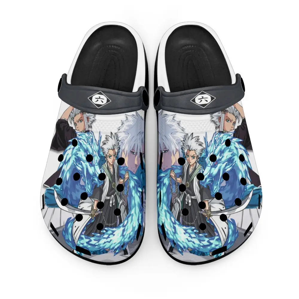 Toshiro Hitsugaya Edition Custom Anime Clogs